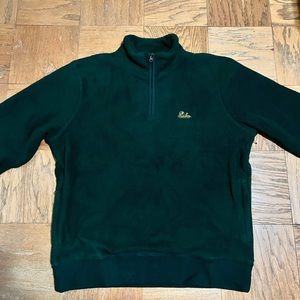 Aime Leon Dore ALD Green Pullover Quarter-zip Fleece Sweatshirt